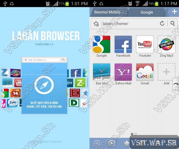 Ảnh từ Laban Browser cho Android - Trình duyệt web miễn phí